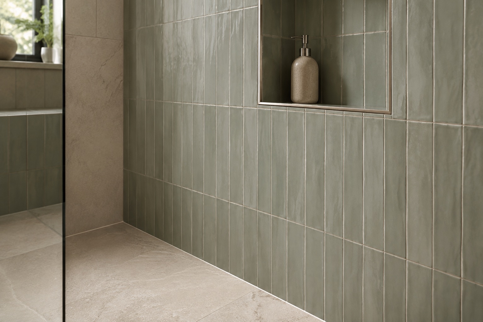 Vertical ceramic tile