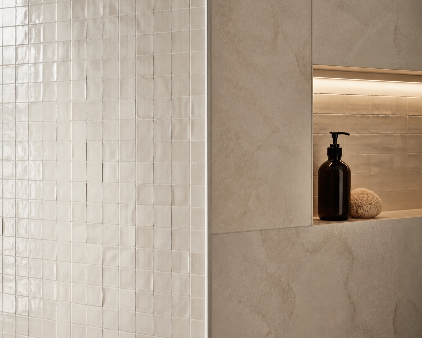 Contrasting tile formats